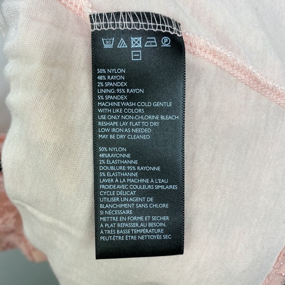 Urban Outfitters Kimchi Blue Pink Lace Mini Dress - Picture 7 of 7